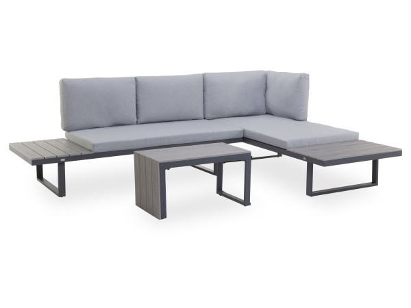 Loungeecke Outdoor Dubai in grau