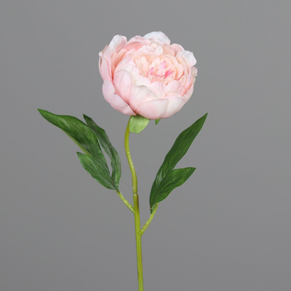 Kunstblume PÄONIE in orange aus Kunststoff