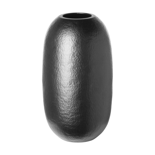 Vase BRASIL in schwarz aus Eisen