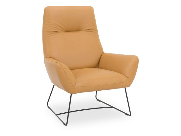 Sessel CODY in Kurkuma aus Leder