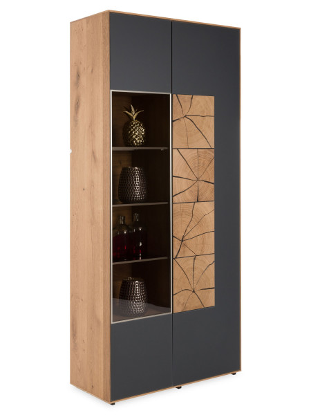 Vitrine hartmann Heaven in Eiche aus Massivholz