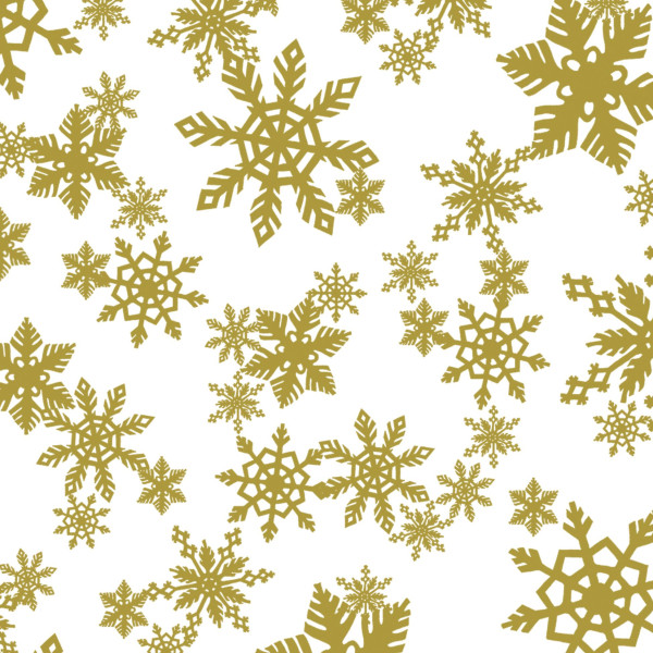 Servietten CRISTALI DI NEVE in bunt aus Papier