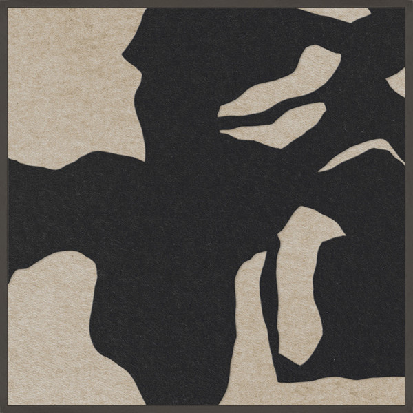 Akustikbild SILENT SHADOW 1 in schwarz aus Filz