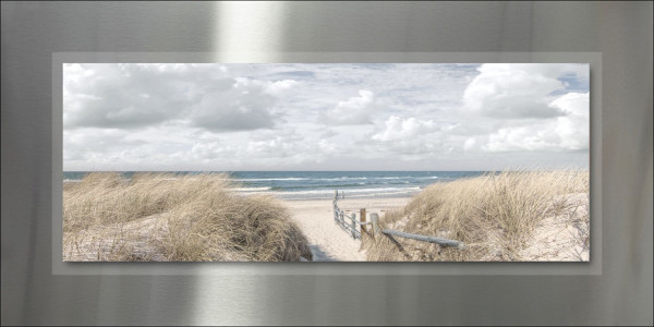 Aludibondbild BEACH I in mehrfarbig aus Aluminium