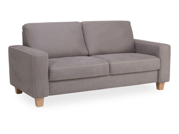 Sofa 3 Sitzer vito BUDDY in steelgrau 38 aus Stoff