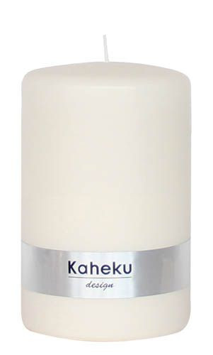 Kerze POWDER in creme aus Wachs