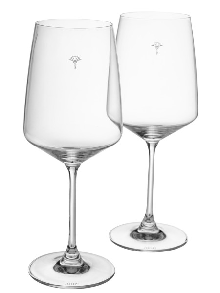 Rotweinglas-Set JOOP! CORNFLOWER in klar aus Glas