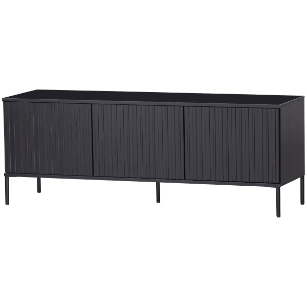 Lowboard MOUTIQUE ALLURE in schwarz aus Massivholz