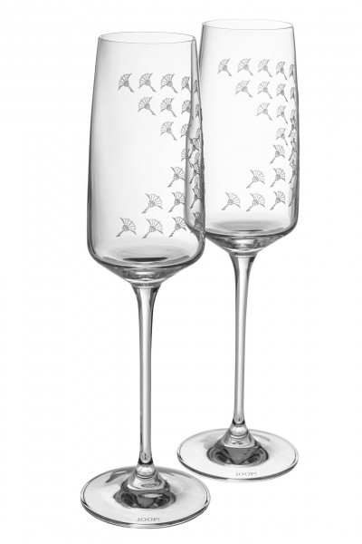 Champagnerglas-Set JOOP! CORNFLOWER in klar aus Glas