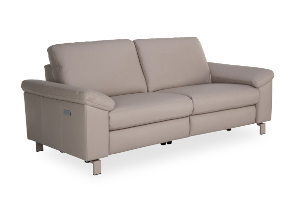 Sofa 3 Sitzer COLLINS PLUS in sand aus Leder