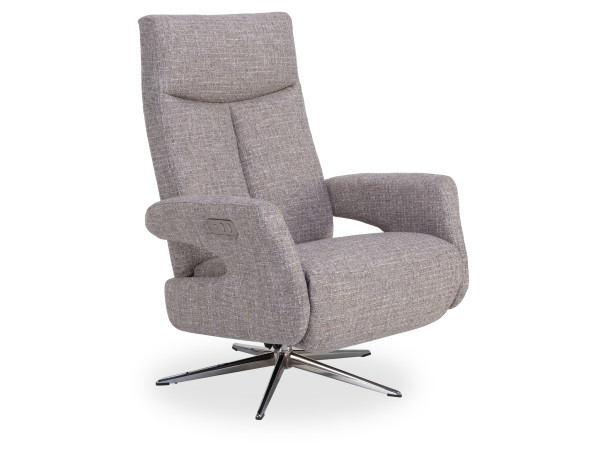 Relaxsessel KLARITA in taupe aus Stoff