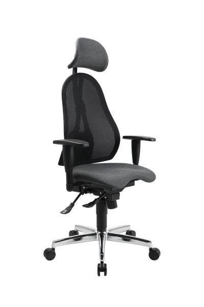 Drehstuhl SITNESS Profi 650 in schwarz aus Stoff