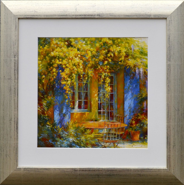 Kunstdruck JOHN MESSELY in mehrfarbig aus Glas