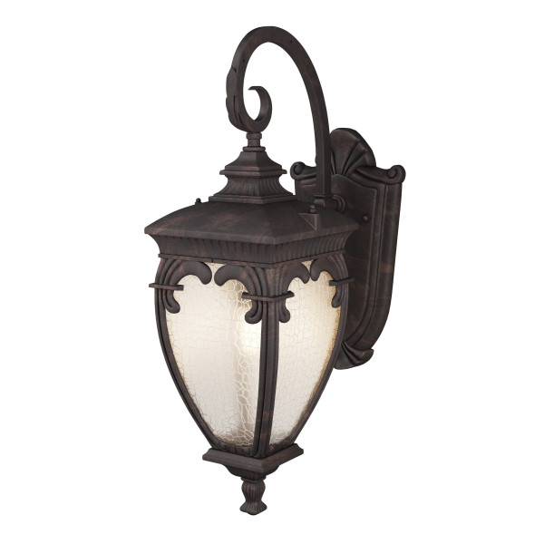 Wandleuchte FLEUR in bronzefarben aus Aluminium