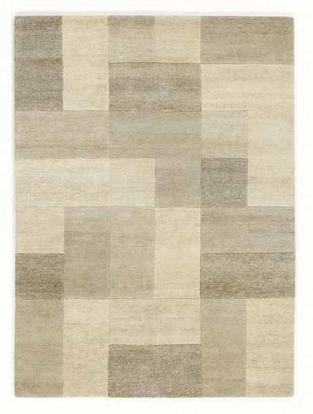 Teppich Gila -Lima beige in beige aus Schurwolle