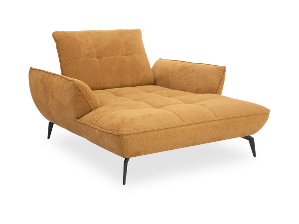 Loveseat vito TICONA PLUS in gelb aus Stoff