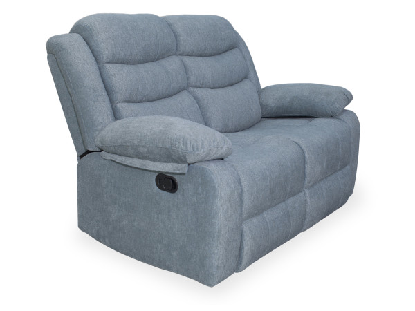 Sofa 2 Sitzer HARPER HUAMBO in grau aus Stoff