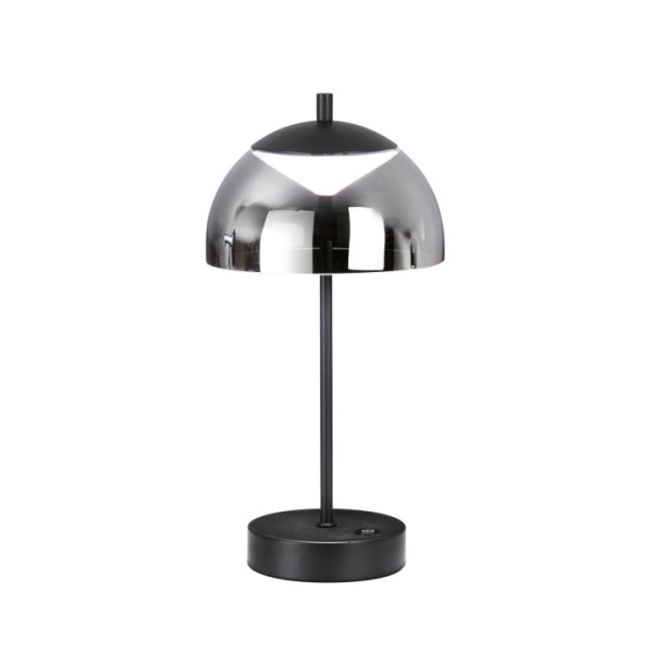 Tischleuchte RIVA in schwarz aus Metall