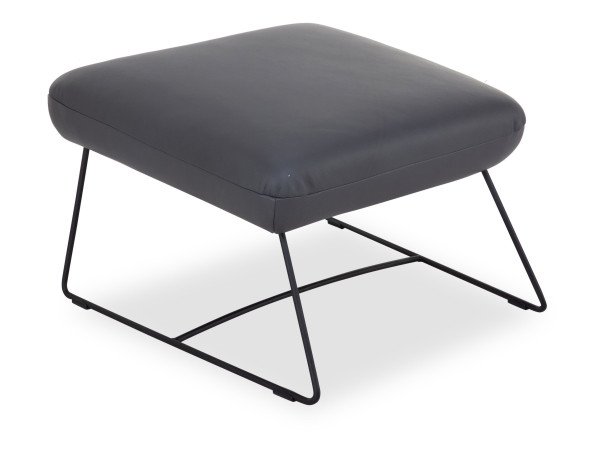 Hocker Elastoform CALEB in fango aus Leder