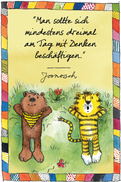 Keilrahmenbild JANOSCH CANVAS
