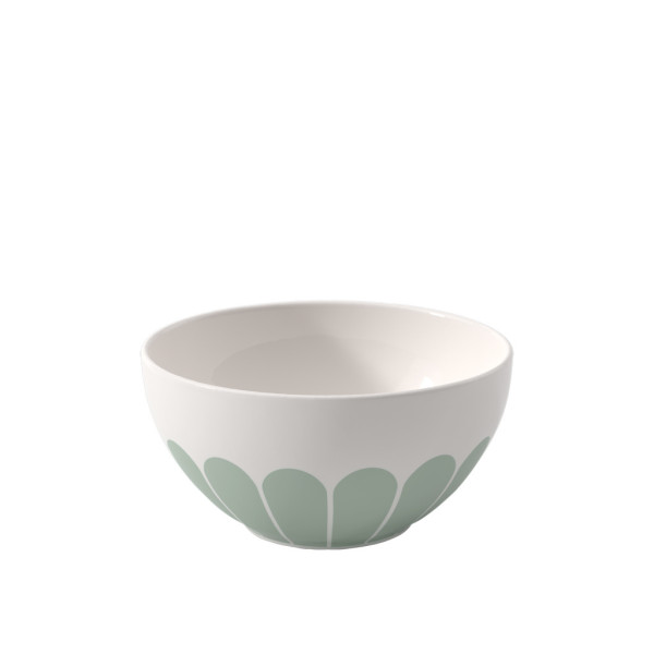 Müslischale FLEUR in grün aus Bone China