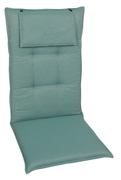 Sesselauflage hoch in petrol aus Polyester