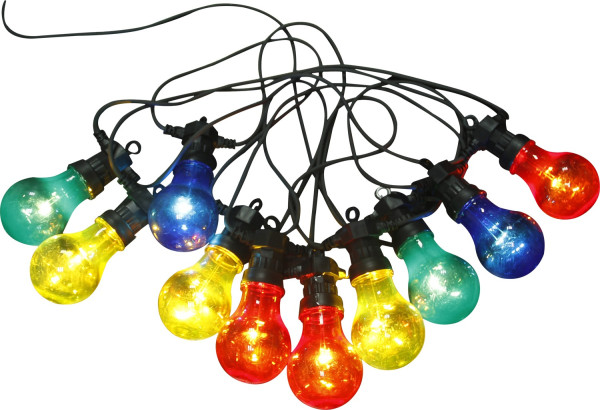 Lichterkette LED NIRVANA in schwarz aus Kunststoff