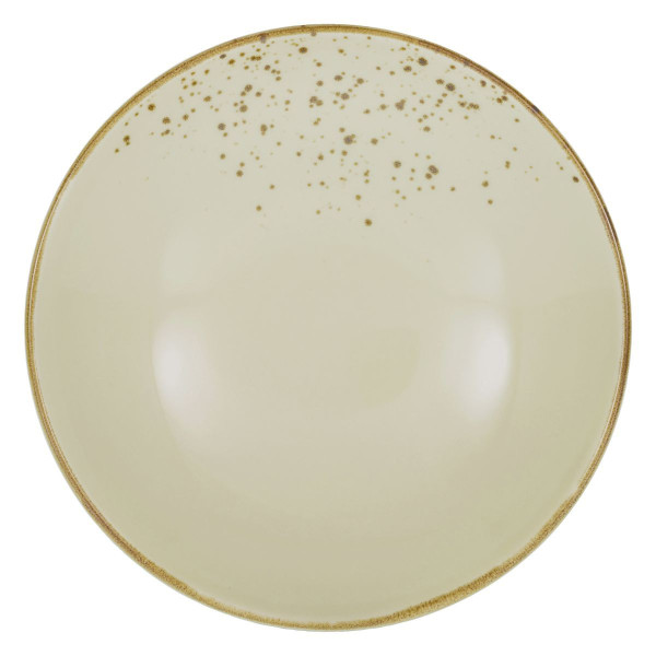 Dessertteller NATURE COLLECTIO in creme aus Steinzeug