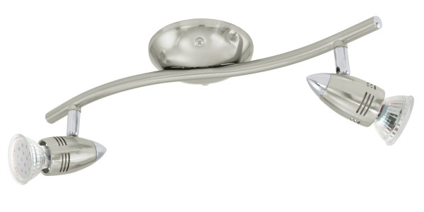 Spot MAGNUM-LED in Nickel aus Stahl