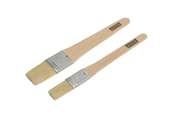 Backpinsel-Set KAISER in braun aus 100 % Naturmaterial