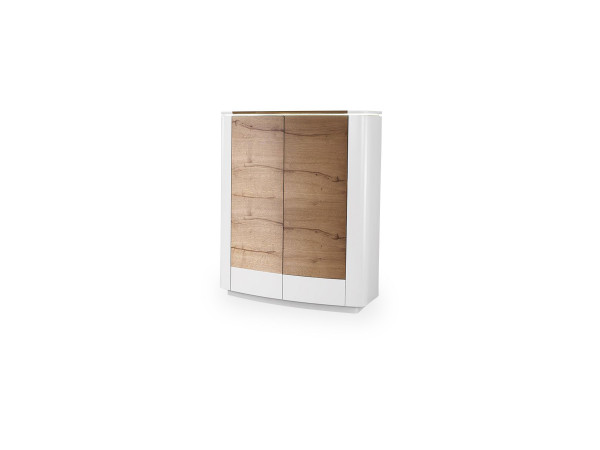 Highboard DSIGN DANTARO in weiß aus Lack Hochglanz