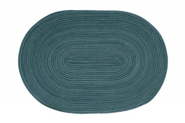 Tischset SAMBA oval in eucalyptus aus Polyester