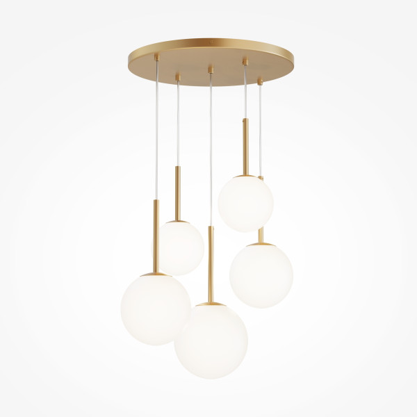 Pendelleuchte BASIC FORM in goldfarben aus Metall