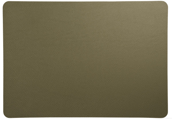 Tischset rough olive in oliv aus PVC