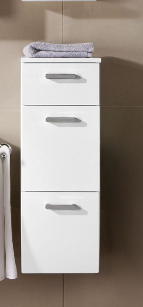 Highboard MONDO RONDA in weiß aus Hochglanz