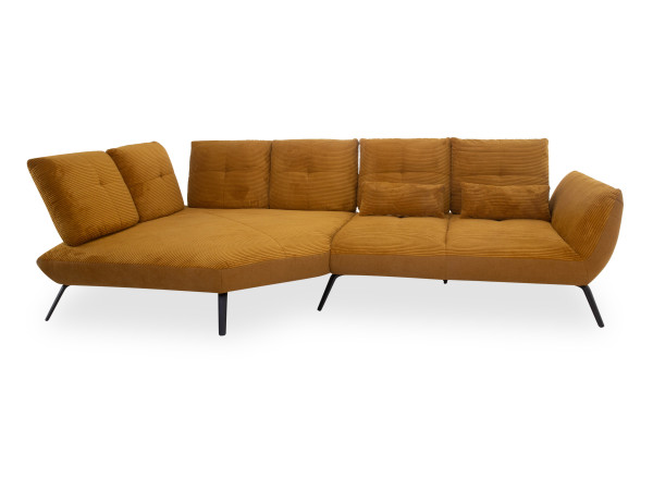 Polsterecke ALLENO PLUS in Mustard aus Stoff