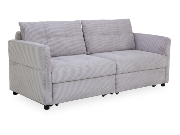 Schlafsofa vito SYSTEMO in hellgrau aus Stoff