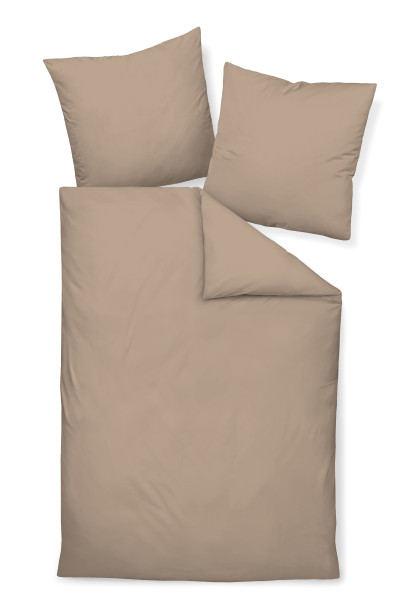 Bettwäsche COLORS Mako-Satin aus Baumwolle