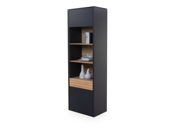 Vitrine VENJAKOB GAME in anthrazit aus Lack