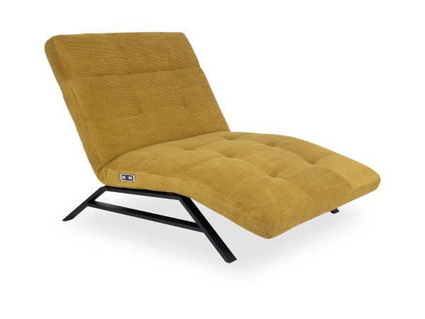 Einzelliege maxi CHRISTIE 2.0 in pistachio aus Stoff