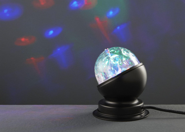 LED Discolicht FLASH in klar aus Kunststoff