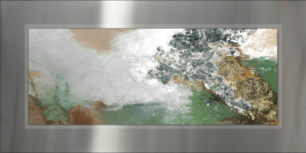 Aludibondbild EXPERIMENT III in mehrfarbig aus Metall