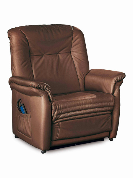 Relaxsessel HIMOLLA DILLBERG in braun aus Leder