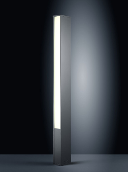 Pollerleuchte TENDO LED in graphit aus Metall