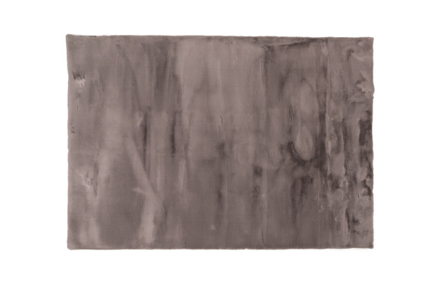 Teppich PLUSH grau in grau aus Polyester